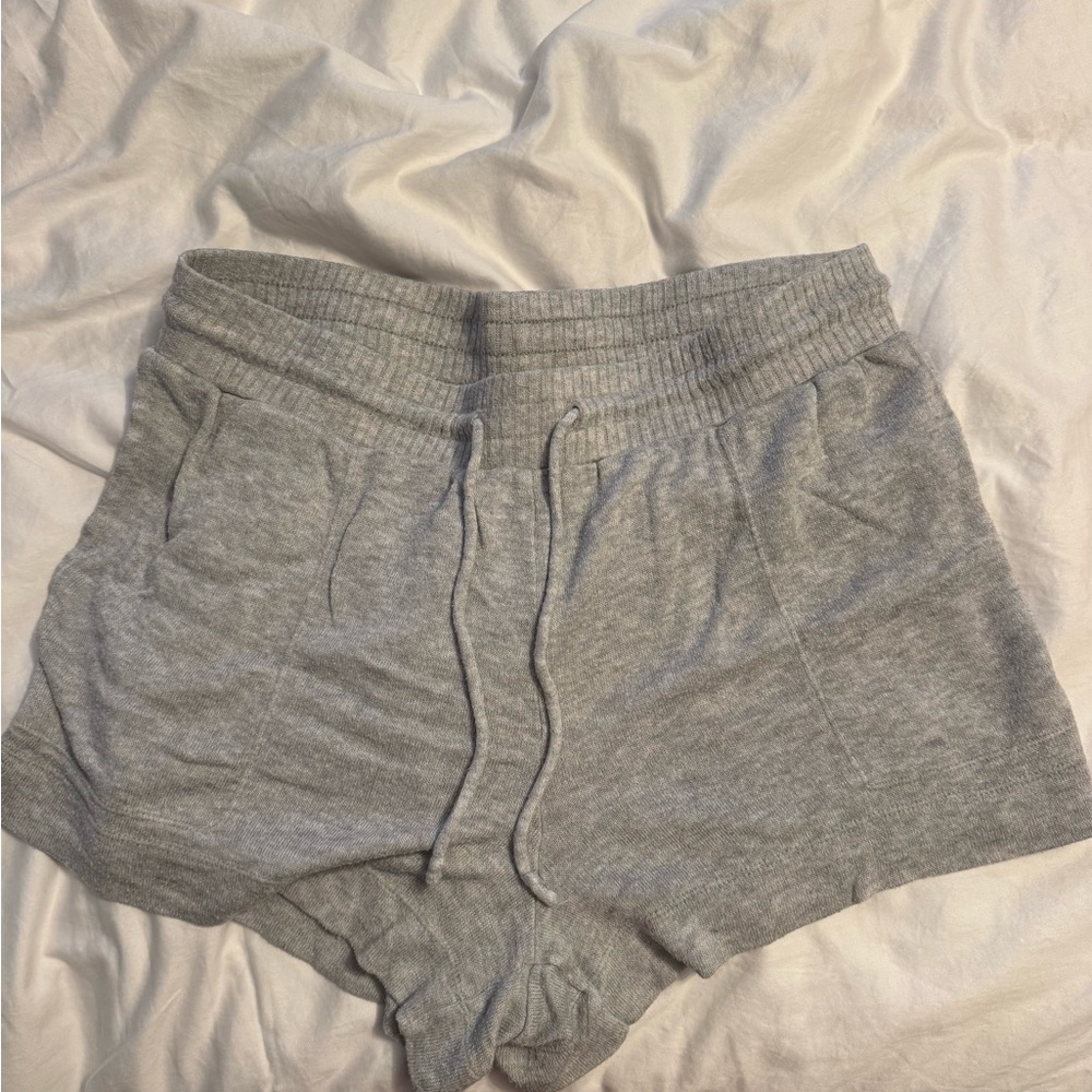 Stars Above Light Gray Soft Shorts
